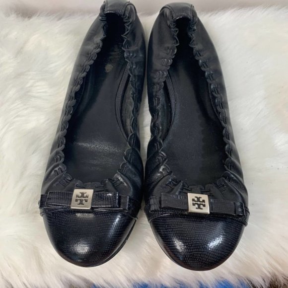 Tory Burch Women’s Flat shoes size 7 M / Black - Picture 2 of 9